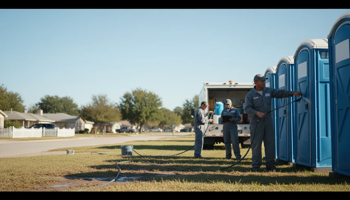Long-Term Portable Toilet Rental in Tallassee, AL near me